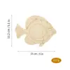 Amazon Madeira Crua DIY Peças de Madeira Tik Tok Decoração de Festa em Casa Artesanato Peixe do Oceano Xiyin