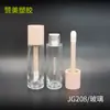 Fonte Fabricante Pincel Redondo Base Líquida Frasco Cosméticos Ombro Plano Frasco De Vidro Corretivo Materiais De Embalagem Atacado