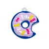 Acrílico Colorido Donut Desenho Animado Cola Cremosa Pingente Chaveiro Acessórios Material Pingente Joias DIY Atacado