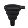 Funil de motor para carro, universal, silicone, líquido, lavador, mudança de fluido, dobrável, portátil, óleo de motor automático, funil de mudança de gasolina