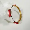 Lingge Joyería Transfronteriza Retro Esmalte Cloisonné Pulsera de Goteo de Aceite Estilo Étnico Patrón Floral Geométrico Pulsera Apilable Venta al por mayor