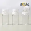 Frasco de Vidro Transparente Pequeno Formato Lâmpada com Fundo Plano 2ml Embalagem de Amostra para Teste com Essência Líquida Original Frasco com Tubo de Sucção para Óleo Essencial