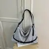 Bolso tote de rayas, casual estilo japonés, bolso de lona estilo coreano, bolso bandolera de un solo hombro, bolso versátil grande de capacidad para mujer