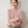 Suéter Clásico de Punto de Cachemira a la Moda con Cuello Alto Apilado para Mujer, Nueva Camisa Básica de Otoño e Invierno para Usar en Capas o Sola