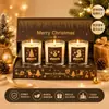 Caixa de Presente Vela de Aromaterapia Transfronteiriça 100g Conjunto de Três Peças Sem Fumaça Óleo Essencial Fragrância Cera de Soja Vela de Natal Caixa de Presente