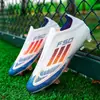 Zapatos de césped para fútbol de entrenamiento transfronterizo para chicas, zapatillas deportivas con tacos largos ligeras para competición de la Copa Mundial juvenil para niños
