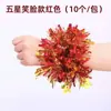 Flores de Pulso para Apresentação de Dança de Jardim de Infância, Pulseiras e Flores Decorativas para o Dia das Crianças e Reunião Esportiva