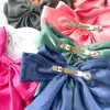 Pinza para el pelo con lazo de satén popular transfronterizo, pinza de resorte grande, color sólido, para la parte posterior de la cabeza, accesorios para el cabello para mujer