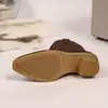 2026 Nuevas Botas Martin de Mezclilla Retro para Otoño/Invierno de Exportación con Punta, Estilo Occidental Británico que Aumenta la Altura para Mujer