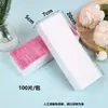 Tecido não tecido espessado, pano para depilação facial e corporal, cera depilatória, papel depilatório, pano depilatório, 100 peças, cera depilatória