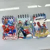 Anime Dibujos Animados Spider-Man Cuaderno de Espiral Páginas de Colores Bloc de Notas Rayado Estudiante Cuaderno Pequeño Papelería Cuaderno Pequeño Regalo