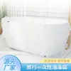 Película Plástica para Tina Bolsa de Baño Desechable Cubo de Madera Bolsa de Baño para Adultos Bolsa de Spa Suministros Portátiles para el Hogar y Viajes