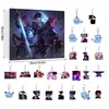 Calendario de Cuenta Regresiva Navideña 2025 Kpop Hunter Girl Group Caja Sorpresa Llavero Colgante Regalo para Amigos