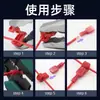 Terminales Tipo T sin Cable, Conectores Rápidos de Cable, Clips para Cables, Conectores de Cable sin Pelar para Iluminación del Hogar, Divisores de Conexión no Dañinos