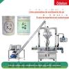 Yunnan notoginseng máquina de enchimento de pó de pó fino enchimento tampa de rosca linha de produção de rotulagem Medicina chinesa máquina de enlatamento de garrafas de pó