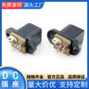 DC-017 com tomada de ouvido, aparelho elétrico, conector de tomada dc de 180 graus, carregamento de energia dc, assento mãe