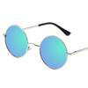 Nuevas Gafas Polarizadas Clásicas Ins para Hombre, Gafas de Sol Retro de Montura Redonda para Mujer, Gafas de Sol Coloridas Multicolor 801 Gafas Planas