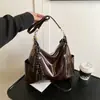 Bolso de Mano Estilo Coreano Transfronterizo, Bolso Cruzado Moderno y Elegante, Bolso de Mujer, Bolso de Moda Grande para el Trabajo, Bolso Tote Retro
