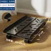 Soporte para Host de Computadora Soporte Base de Chasis Removible con Polea Estante de Almacenamiento Hogar Escritorio Oficina Bandeja