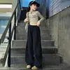 Ropa Infantil para Niñas, Pantalones Infantiles Medianos y Grandes, Nuevos Pantalones de Plátano de Punto Rectos Estilo Coreano para Primavera y Otoño 2026, Pantalones Largos