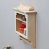 1:12 Casa de Muñecas casa de muñecas Muebles en Miniatura Adornos Modelo Mini Comida y Estante de Tablero de Juego Armario de Almacenamiento