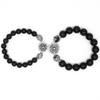 Pulsera de pareja con brújulas, regalo conmemorativo, diseño moderno para estudiantes, hombres y mujeres, joyería de regalo de cumpleaños con sentido de la moda.