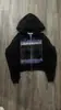 Moletom Solto Estiloso Retrô Outono e Inverno Hoodie Estampado Padrão Street Americano Novo Estilo Escuro Ins Transfronteiriço