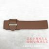 Nuevo en Stock Abrigo Largo de Metal y Cuero para Mujer Abrigo Gabardina Suéter Sombrero Abrigo de Botones para Mujer Hebilla Decorativa