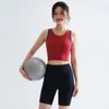 Conjunto de colete esportivo de alta intensidade para mulheres, sutiã à prova de choque para corrida e fitness, colete de yoga com costas cruzadas, novo modelo 2026