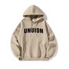Sudadera con capucha con alfabeto retro estilo americano para hombre, nueva de primavera y otoño, estilo Hong Kong, alta calle, marca Duffy Shuai Chao, con forro polar, chaqueta para estudiante