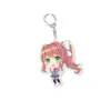 Periférico de anime departamento de literatura latido del corazón llavero acrílico Mónica colgante transparente