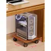 Estante de Almacenamiento para Impresora, Soporte para Gabinete de Host de Piso, Estante de Almacenamiento Debajo de la Mesa para el Hogar, Gabinete para Colocar Copiadora de Oficina