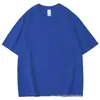 Verano 2026 300g Algodón Puro Peso Pesado Manga Corta Transpirable Cuello Redondo Manga Media Color Sólido Ropa para Niños Camiseta para Niños y Niñas, Tallas Mediana y Grande