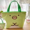 Bolsa de almoço PU japonesa bolsa térmica fofa desenho animado grande estudante trabalhador de escritório bolsa térmica para marmita bolsa de almoço peixe feio