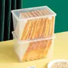 Panera de Plástico Especial Transparente Grado Alimenticio Caja de Almacenamiento de Snacks con Tapa Caja Transparente Sellada Caja Conservadora
