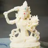 Enfeites de Frutas Marfim Manjushri, Decoração para Casa, Tara, Artesanato do Bodhisattva Guanyin, Enfeites para Carro, Pequenos Artesanatos