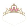 Nueva corona de princesa Frozen, tiara, regalo de cumpleaños para niñas, accesorios para el cabello, diadema de moda, linda corona de Elsa.