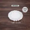 Papel rectangular de encaje absorbente de aceite para cocina, tapete para freír, tapete específico para barbacoa, base de encaje para plato, papel para hornear pasteles