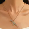 Suprimento Transfronteiriço Punk Hip-Hop Colar de Fuzil de Assalto Totalmente Cravejado de Diamante Pingente de Arma Ak Personalizado Criativo Joias Atacado para Homens e Mulheres