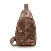 Nova Bolsa de Peito Camuflada para Homens, Bolsa Transversal Multifuncional para Esportes ao Ar Livre, Bolsa de Ombro Versátil de Grande Capacidade, Bolsa Tática para Homens