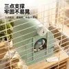 Nuevo Nido de Descanso Multifuncional para Loros Jaula de Alambre Horizontal Uso en Casa Periquito Cockatiel Pájaro Pequeño Interactivo Cómodo Nido para Posarse