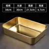 Contenedor de Acero Inoxidable para Alimentos con Tapa Cuadrado Lonchera Almacenamiento en Refrigerador Preparación para Olla Caliente Lonchera para Exteriores Caja Cuadrada Pequeña Regalo
