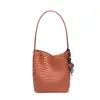 Bolso Cubo Tejido de Nuevo Diseño de Nicho, Bolso de Hombro Casual y Versátil, Bolso de Mano de Gran Capacidad para Viajes Diarios para Mujeres