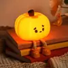 Lámpara de Silicona Táctil Luz Nocturna Lámpara Táctil Luz Suave Protección Ocular Control por Voz Luz Nocturna Regalo