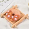 Liquidação em estoque Feltro de Lã Decorações de Donut para Chá da Tarde Biscoitos Sobremesa de Chocolate Processável