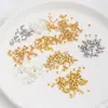 Cuentas Espaciadoras al por Mayor Color Dorado Relleno de Oro de 14K Tubo de Posicionamiento Fijo Redondo Conserva el Color Accesorios de Joyería Pulsera de Hilo DIY Collar Cuentas de Posicionamiento