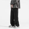 Pantalones de pana gruesa Explosions 2023, nuevos pantalones casuales sueltos y rectos de otoño e invierno, estilo Hong Kong, combina con todo.