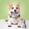 Juguete para mascotas sonido látex ratón gris 14cm limpieza dientes molares juguete para perro juguete de sonido de látex
