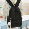 Mochila de Algodón Otoño e Invierno 2025 Nueva Hilo Bordado Mochila de Algodón Relleno para Mujer Moda Ropa de Trabajo Mochila Pequeña Informal para Mujer