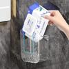 Estante de Almacenamiento para Caja de Toallitas Húmedas de Nuevo Estilo Montado en Pared, Caja de Pañuelos de Papel Higiénico Montada en Pared sin Taladro, Caja de Pañuelos para Papel Higiénico de Baño